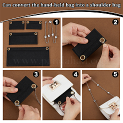 4 Stück rechteckiger Filz-Taschen-Organizer-Einsatz&nbsp;FIND-DR0001-97A