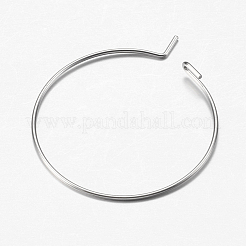 Boucles d'oreilles créoles en acier inoxydable chirurgical 316&nbsp;STAS-F149-32P-C