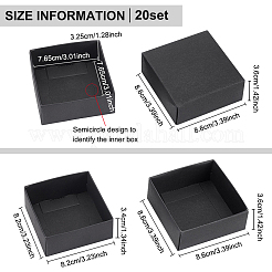 Karton Schmuckschatullen&nbsp;CBOX-WH0003-28B