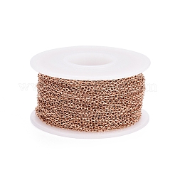 Catene portacavi in acciaio inossidabile placcate ionica (ip) 304&nbsp;CHS-H009-25RG