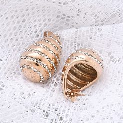 Pendientes de lágrima de acero inoxidable 304&nbsp;EJEW-B108-06RG