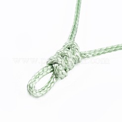 Fabrication de collier de corde de polyester ciré coréen réglable&nbsp;AJEW-JB00493