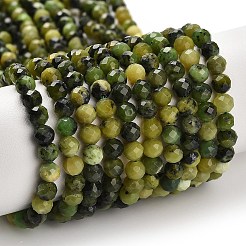 Natürlichen grünen Jade Perlen Stränge&nbsp;G-B107-A08-06