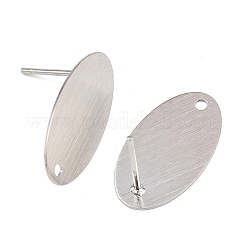 Componenti per orecchini a bottone in acciaio inossidabile 316&nbsp;LS-STAS-D389-01P