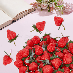 Fragola simulata in plastica pvc&nbsp;DJEW-CN0001-49