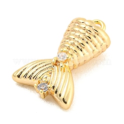 Pendentifs en laiton zircon cubique transparent&nbsp;KK-U015-08G