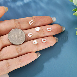 6 pièce de 925 perles initiales creuses en argent sterling&nbsp;STER-TA0001-53D