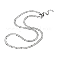 Collares de cadena de espiga de acero inoxidable 304 que no se deslustran&nbsp;NJEW-P282-06P