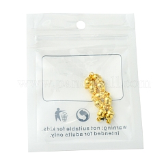 10 chiusure magnetiche rotonde in ottone con anelli&nbsp;KK-FS0001-34G
