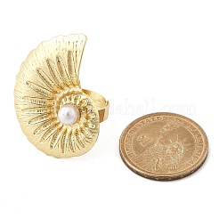 Verstellbare Ringe aus Conch-Legierung für Damen&nbsp;LS-RJEW-B108-03KCG