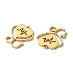 Ionenplattierung (IP) 304 Edelstahlanhänger&nbsp;STAS-L020-020G