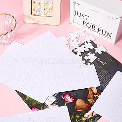 6 Stück leeres Papierpuzzle mit Wärmeübertragung für erwachsene Kinder&nbsp;DIY-SP0004-28D