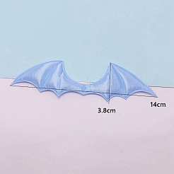 Fledermausflügelform zum Aufnähen auf doppelseitiges Satin-Ornament-Zubehör&nbsp;PW-WG94526-06