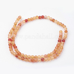 Natürliche Achat Perle Stränge&nbsp;G-G735-64F-4mm