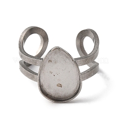 Offene Manschettenbeschläge aus Edelstahl 304&nbsp;STAS-R123-02G-P