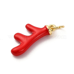 Messing Emaille-Anhänger&nbsp;KK-Q098-08G