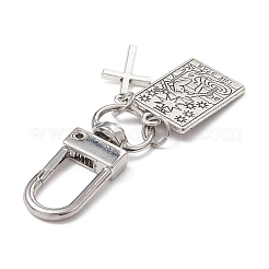 Décorations de pendentifs de tarot en alliage&nbsp;HJEW-JM01072