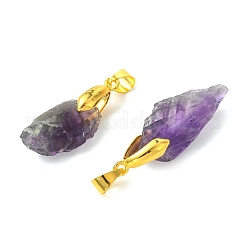 Rohe raue natürliche Amethystanhänger&nbsp;PALLOY-JF05646