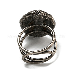 Verstellbare Ringe aus natürlichem Labradorit&nbsp;RJEW-K269-06AS