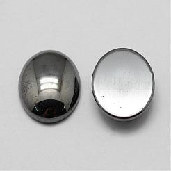 Non magnetici cabochon ematite sintetici&nbsp;G-P162-04-10x12mm