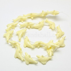 Fili di perline corallo gemstone sintetico&nbsp;CORA-L027-05