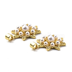 Pendenti in ottone con zirconi chiari&nbsp;KK-G446-05G