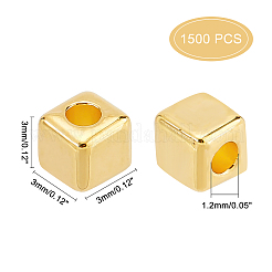 1500 Stück CCB-Kunststoffperlen&nbsp;CCB-DC0001-02