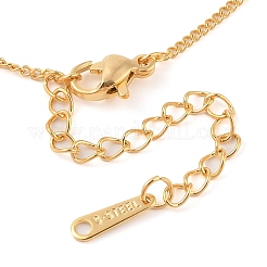 Halsketten mit gedrehter Kette und Schleifenanhänger aus 304 Edelstahl mit Kristall-Strassen für Damen&nbsp;NJEW-Z046-05G