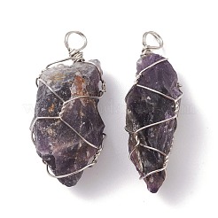 Cristallo di quarzo naturale grezzo grezzo e quarzo rosa e fluorite e ciondoli deformati con filo di ametista&nbsp;PALLOY-JF01165
