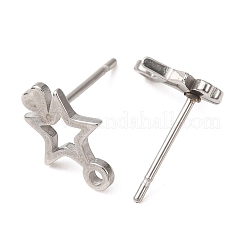 Ohrstecker-Beschläge aus Edelstahl 304&nbsp;SA-CBA4E98-01F-P