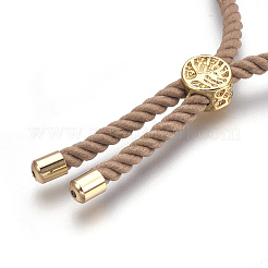 Fabricación de pulsera de hilo de algodón&nbsp;KK-F758-03C-G