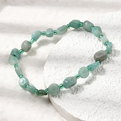 Bracciali di perline amazzonite naturali&nbsp;GG-CBA05D5-02A-07