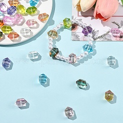 40pcs 8 colores cuentas de murano hecho a mano transparente&nbsp;LAMP-YW0004-37