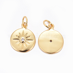Charms in ottone&nbsp;ZIRC-L070-63G