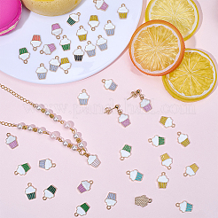 100pcs pendentifs en émail en alliage&nbsp;ENAM-SC0007-12