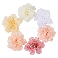 6 Uds. Accesorios de adorno de organza de 6 colores&nbsp;DIY-TA0006-50A