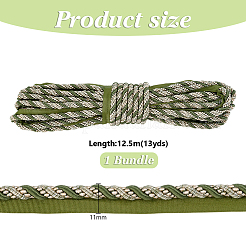 Kordelbesatz aus gedrehtem Polyester&nbsp;OCOR-WH0816-007
