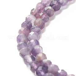 Natürlichen Amethyst Perlen Stränge&nbsp;G-G989-A02