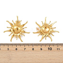 Orecchini a bottone in acciaio inossidabile 304&nbsp;EJEW-H164-01A-G