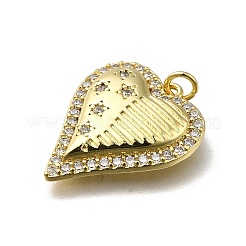 Ottone micro spianare pendenti zirconi&nbsp;KK-C090-42G-08