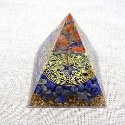 Générateurs d'énergie de résine de pyramide d'orgonite&nbsp;PW-WG982CD-01