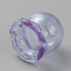 Perle di vetro trasparente&nbsp;GLAA-TAC0008-17B