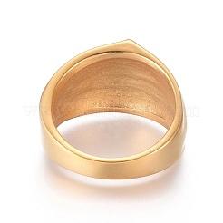 Anelli a fascia larga in acciaio inossidabile 304&nbsp;RJEW-D073-30-G