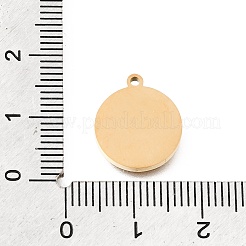 Pendentifs en acier inoxydable 304 émaillés&nbsp;STAS-E531-20G-A