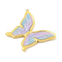 Pendentifs en acier inoxydable 304 avec placage ionique (IP)&nbsp;X1-STAS-U007-10C-G