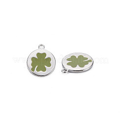 Messing Emaille Anhänger / charms&nbsp;KK-S356-669P-NF