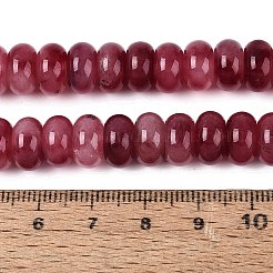 Natürliche weiße Jade perlen Stränge&nbsp;G-Q613-01F-31