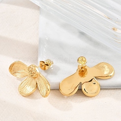 Pendientes de acero inoxidable 304 para mujer&nbsp;EJEW-B114-05G
