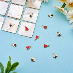 10 pièces pendentifs en laiton émaillé&nbsp;KK-SZ0005-63