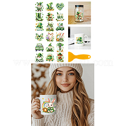 18 pezzo di carta sagomata in plastica&nbsp;DIY-WH0610-019